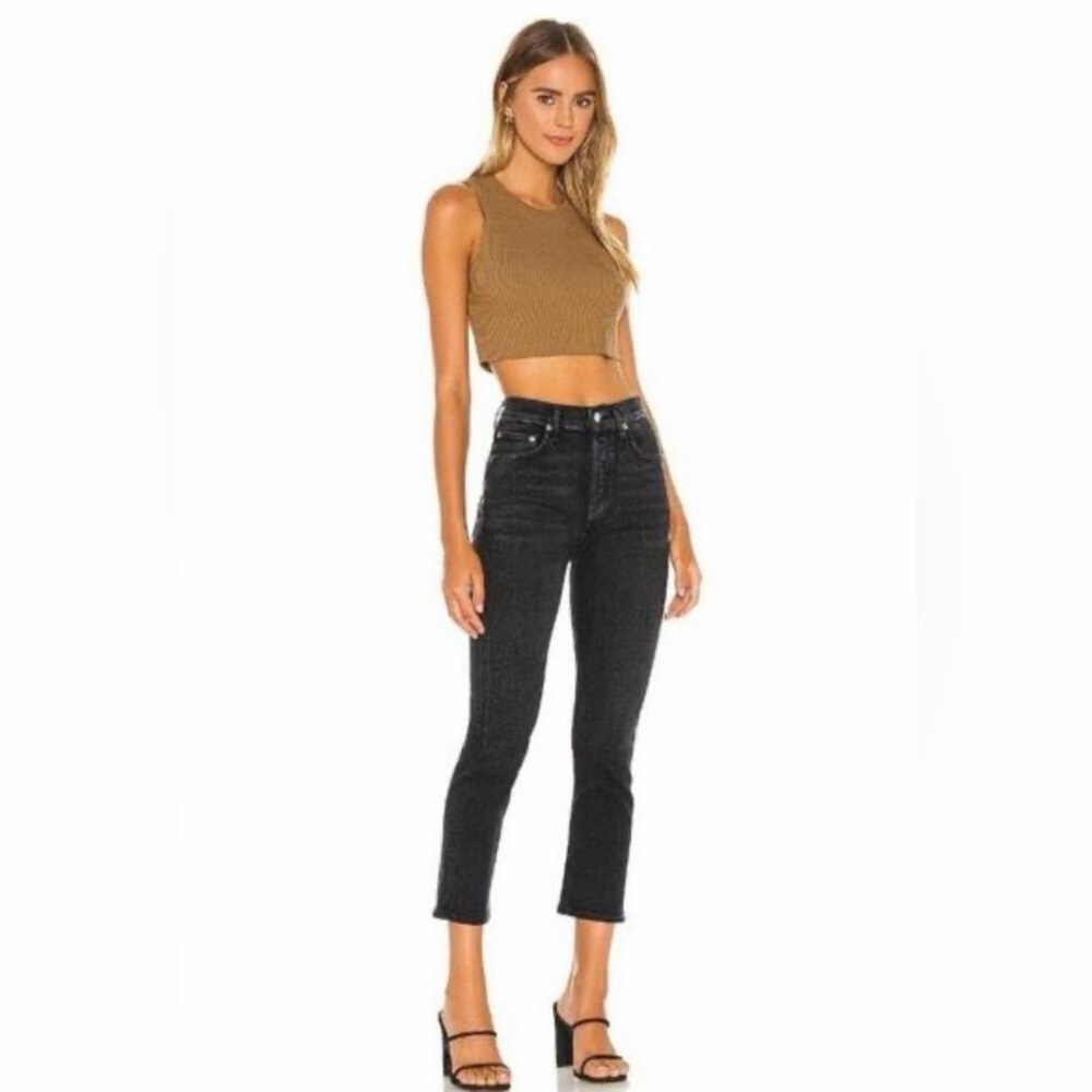 REVOLVE AGOLDE - Riley High Rise Straight Crop Jeans - Picture 2 of 12